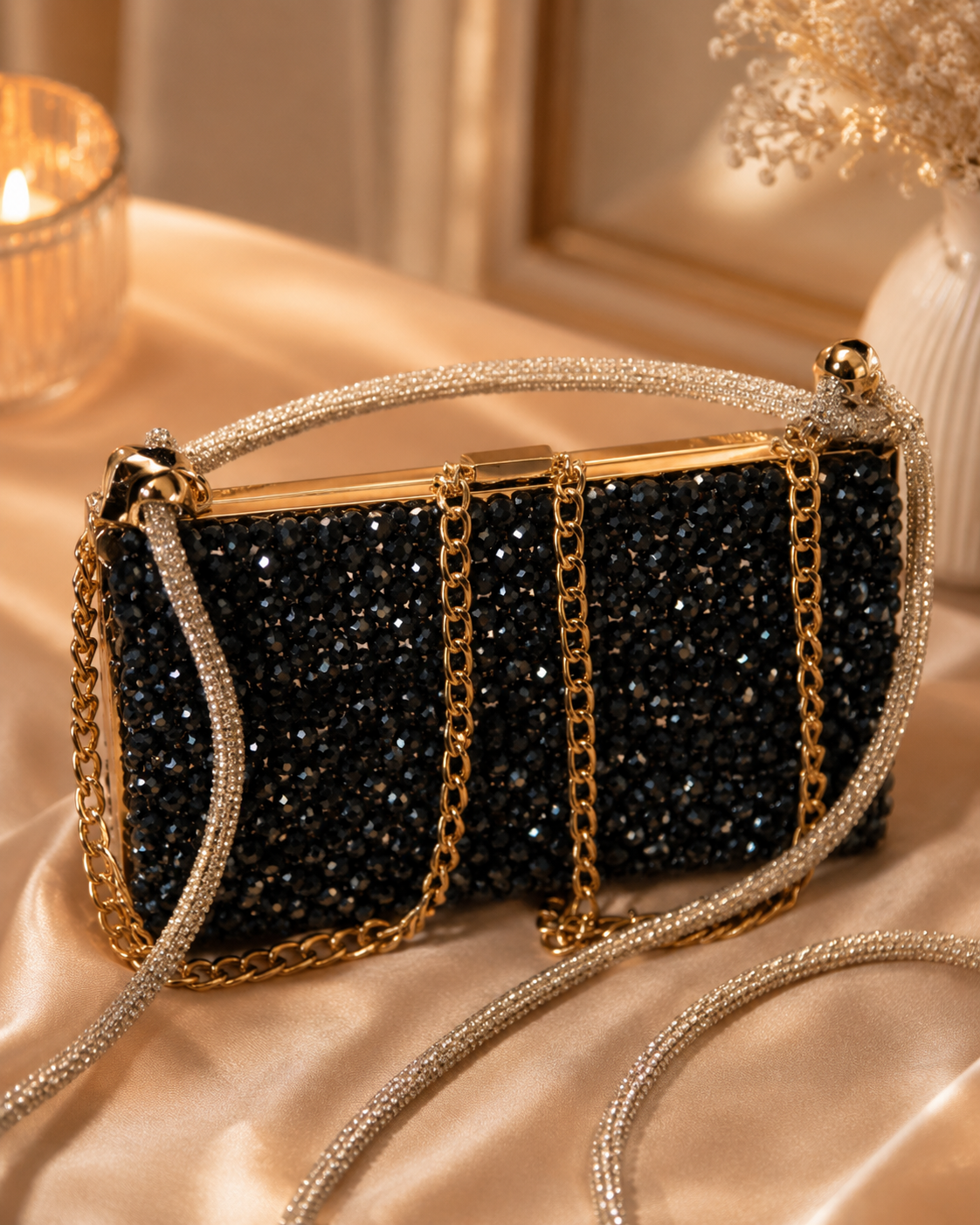Goldene Nacht Tasche